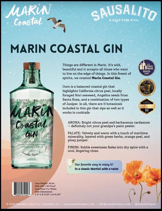 Marin Coastal Gin