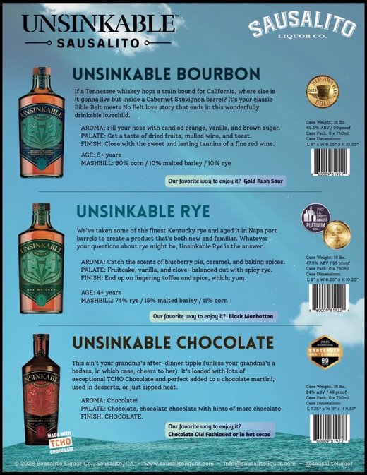 Unsinkable Bourbon & Rye